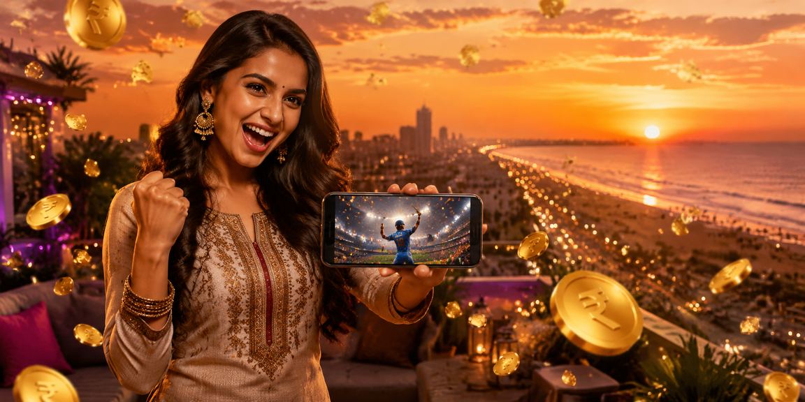 Indian player enjoying 7350 live casino on mobile device in Chennai